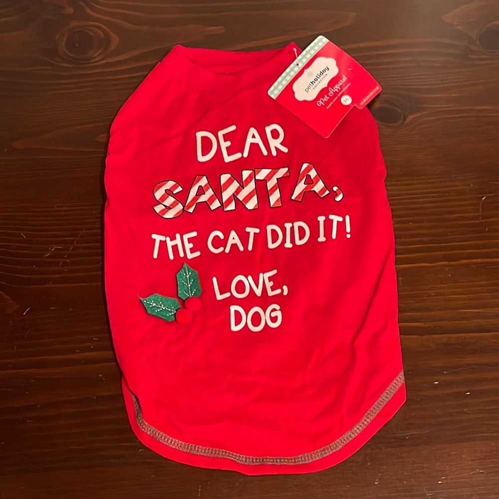 Dear Santa Dog Shirt